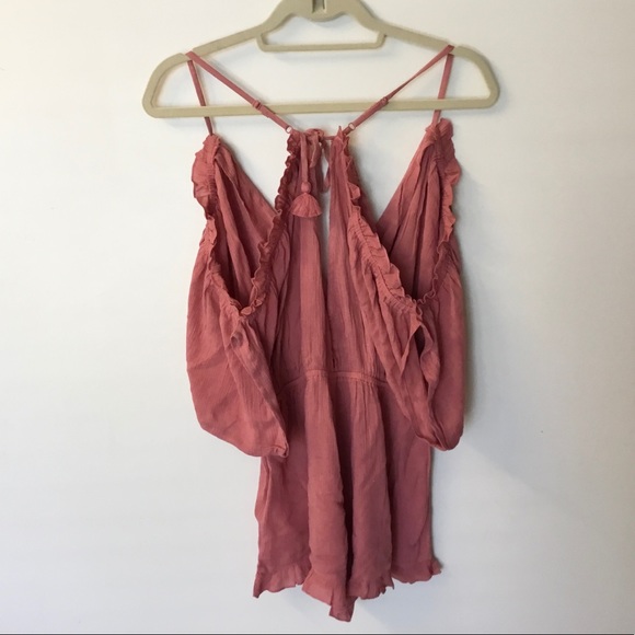 NWT Topshop Cold Shoulder Playsuit - 4-6 - AS IS - Picture 5 of 12